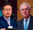 El presidente Gustavo Petro y el exministro de Hacienda, José Antonio Ocampo. FOTO COLPRENSA