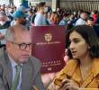 Saade señaló que Thomas Greg &amp; Sons deberá dejar 600.000 libretas de pasaporte, lo que le daría al Gobierno entre cinco y seis meses de maniobra. Fotos: Archivo, Colprensa y Cancillería