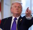 Donald Trump afirmó que Irán “debería izar la bandera blanca de la rendición” y minimizó el conflicto al describirlo como una “pequeña escaramuza”. FOTO: Getty.