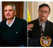 El gobernador de Antioquia, Andrés Julián Rendón, y el presidente Gustavo Petro. FOTO COLPRENSA