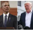 Barack Obama y Donald Trump. Foto: Getty