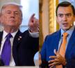 Donald Trump, presidente de Estados Unidos, y Daniel Noboa, presidente de Ecuador, han forjado una alianza desde el regreso del republicano a la Casa Blanca. FOTOS: Getty