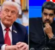 La presión del presidente de Estados Unidos, Donald Trump (izq.) sobre el régimen de Nicolás Maduro se agudiza. FOTO GETTY
