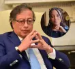 El presidente Gustavo Petro salió en defensa de Juliana Guerrero al menos cinco veces. FOTOS: Colprensa