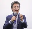 Claudia López empezó siendo activista en el movimiento de la Séptima Papeleta, que derivó en la Constitución de 1991.<b> </b>FOTO: COLPRENSA.