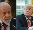 El presidente Luiz Inácio Lula da Silva (imagen izquierda) advirtió responder con aranceles recíprocos contra Donald Trump (imagen derecha). FOTOS: GETTY