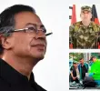 El presidente Gustavo Petro salió en defensa del director de Inteligencia Estratégica de la DNI y del general Miguel Huertas, tras la publicación de un informe periodístico. FOTOS: Colprensa – Redes sociales.