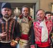 El presidente <b>Gustavo Petro</b> aparece como extra, sin parlamento, en una escena de la película <i>Padilla: el ángel negro de la libertad</i>, protagonizada por el actor estadounidense <b>Cuba Gooding Jr.</b>. FOTO: Redes sociales.