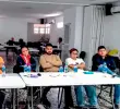 Gustavo Bolaños, ubicado a la izquierda de la fotografía, es señalado por la Fiscalía como cerebro del desfalco a la contratación en Aremca. FOTO CAPTURA DE VIDEO
