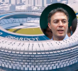 El exalcalde Daniel Quintero había prometido una remodelación del estadio Atanasio Girardot que no ocurrió. FOTO: CORTESÍA Y EL COLOMBIANO