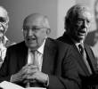 Gabriel García Márquez, Plinio Apuleyo Mendoza y Mario Vargas Llosa protagonizaron varios hitos de la historia intelectual de América Latina. Foto: Getty, Colprensa y Afp