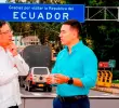 Los gobiernos de Colombia de Gustavo Petro (izq.) y de Ecuador de Daniel Noboa han sostenido buena parte de este año una guerra arancelaria. FOTO AFP y Presidencia