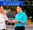 Colombia derogó las medidas arancelarias impuestas a Ecuador luego de que ese país eliminara la tasa aduanera aplicada a las mercancías colombianas. FOTO AFP Y PRESIDENCIA.