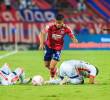 EL delantero atlanticense Luis “El Chino” Sandoval será el referente en ataque del Medellín contra América en Cali. FOTO: CAMILO SUÁREZ