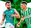 En la imagen aparecen Nicolás Benedetti, del Cali, y Jorman Campuzano, de Nacional. <span class=mln_uppercase_mln>FOTOS</span> <b><span class=mln_uppercase_mln>@DeportivoCaliCP y Juan Antonio Sánchez </span></b>