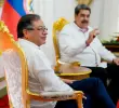 En medio de tensiones diplomáticas entre Bogotá y Washington, el presidente Nicolás Maduro reafirmó su apoyo a Gustavo Petro. FOTO: COLPRENSA