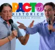 Gustavo Bolívar y Daniel Quintero tienen fuertes diferencias políticas a pesar de pertenecer a la misma coalición. Foto: El Colombiano.