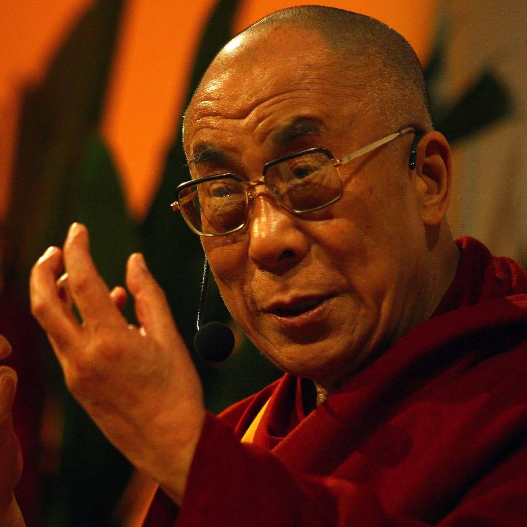 El dalái lama en Bogotá. Foto: Colprensa