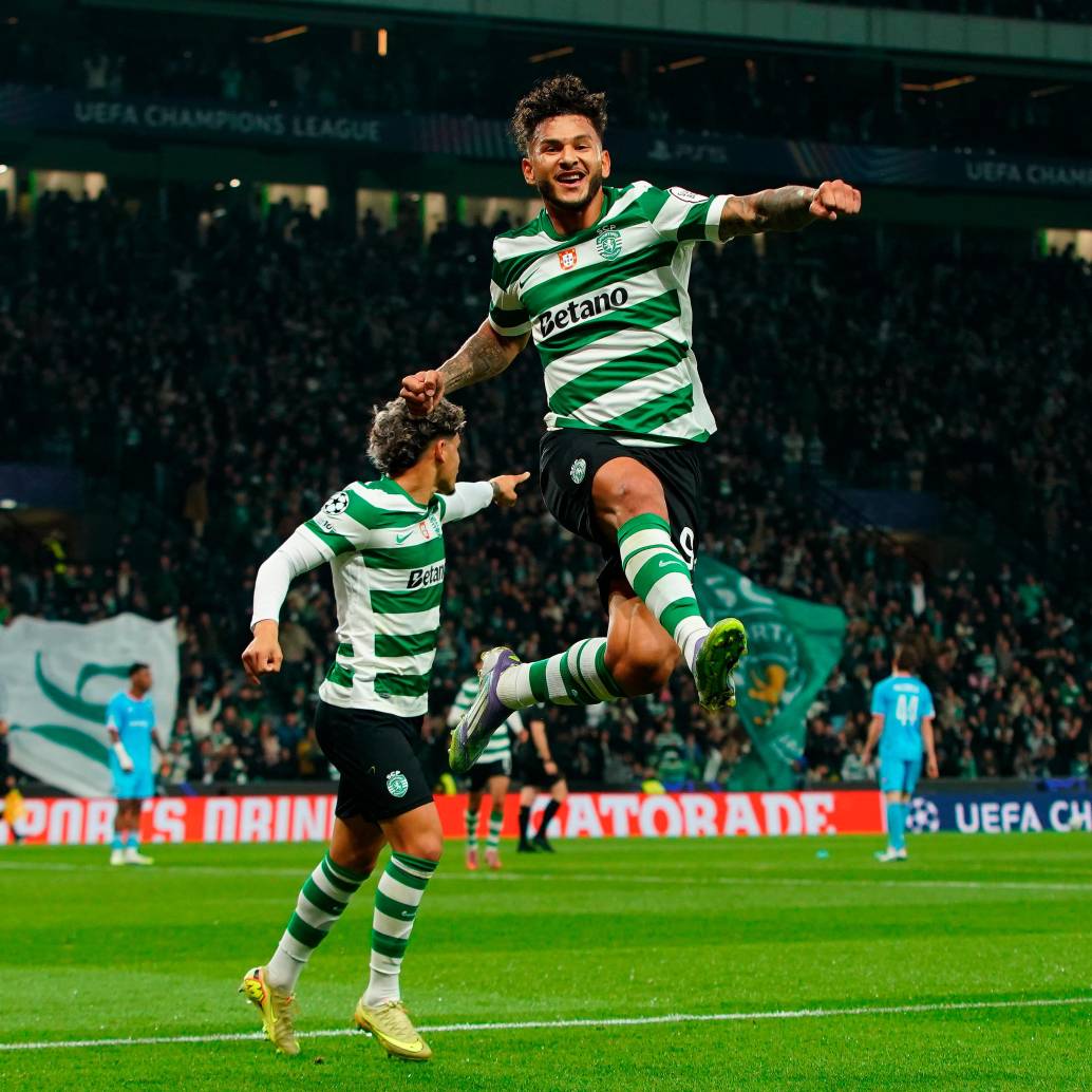 Luis Suárez atraviesa un momento extraordinario con el Sporting de Lisboa, que busca su clasificación directa a los octavos de final. FOTO: GETTY