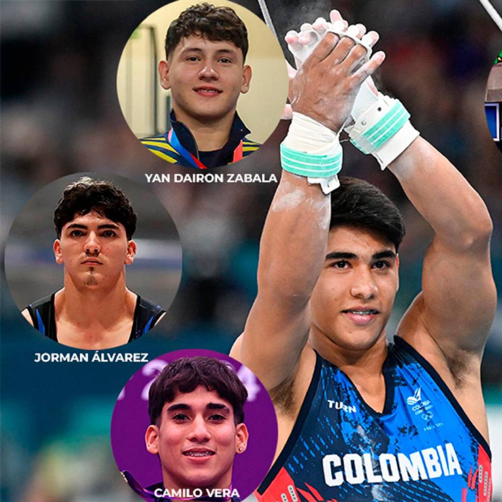 Ángel Barajas es la nueva sensación de la gimnasia artística mundial. FOTOS AFP Y CORTESÍA