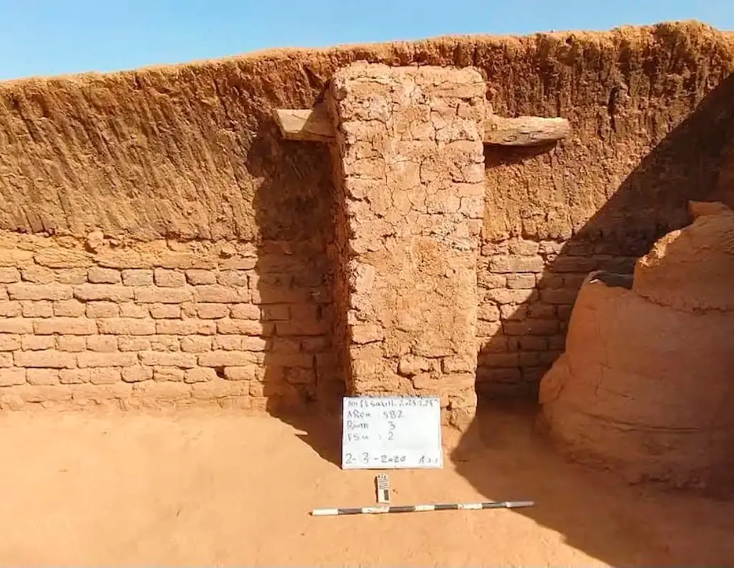 Detalle de la ciudad bizantina encontrada en Egipto. Foto Cortesía Ministerio de Turismo de Egipto
