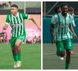 José Escorcia y Emanuel Benítez, canteranos que dejaron una buena imagen en Tunja. FOTOS NACIONAL ES PASIÓN Y ATLÉTICO NACIONAL