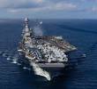<span class=mln_uppercase_mln>El</span><b><span class=mln_uppercase_mln> USS Gerald R. Ford, el portaaviones más grande y moderno del mundo de la Marina de Estados Unidos, se une a las operaciones antinarcóticos en el Caribe. FOTO: US NAVY</span></b>
