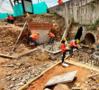 Las obras, que iniciaron en mayo de 2026, son de estabilización y reparación. Foto: Alcaldía de Medellín.