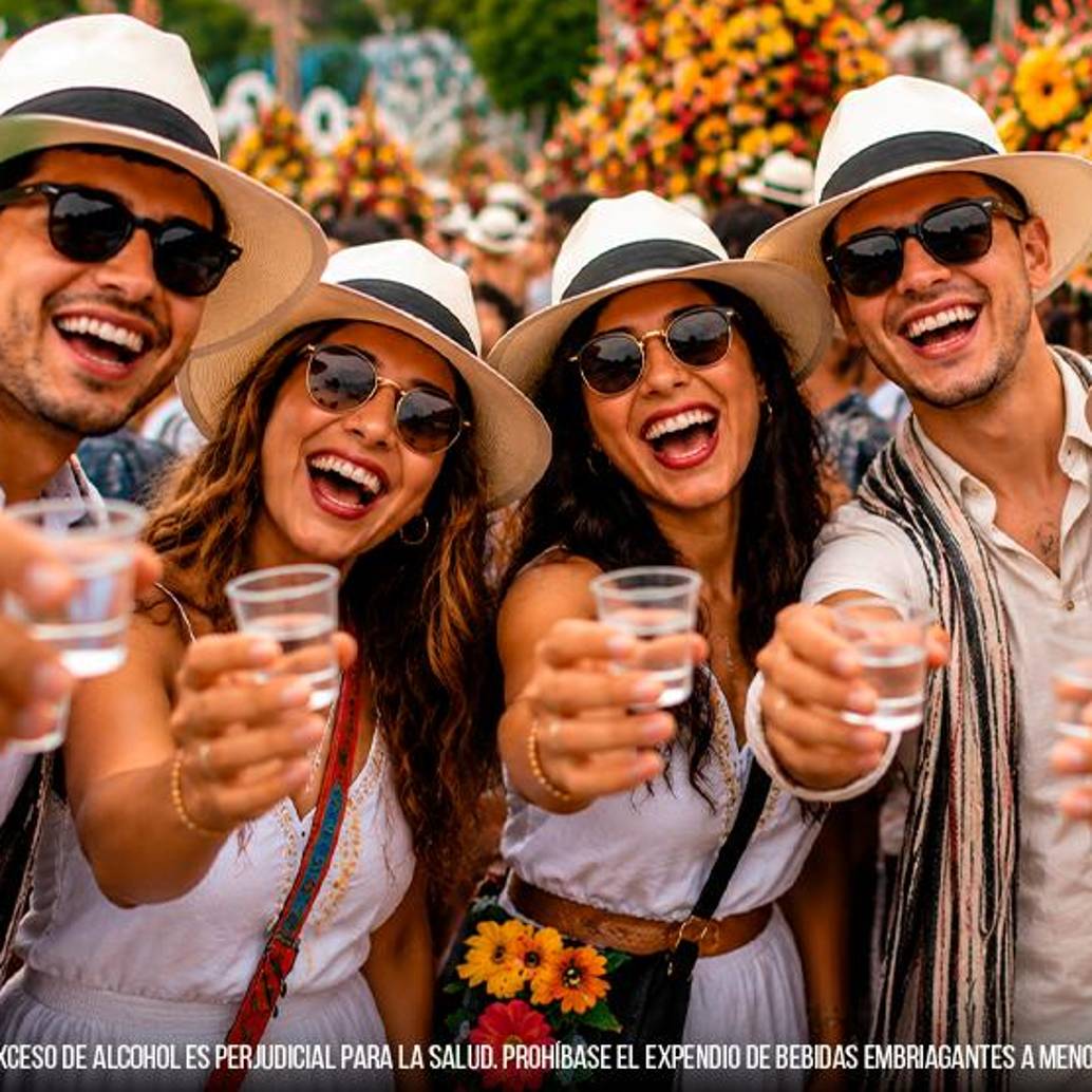 Porque cuando hay Aguardiente Antioqueño, la fiesta se vive con alegría, respeto y buena compañía. FOTO: Cortesía