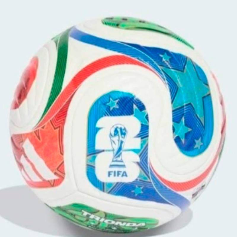 Algunos especulan que este sería el balón oficial del Mundial 2026, hay expectativa por la presentación que hará Adidas este jueves. FOTO TOMADA X