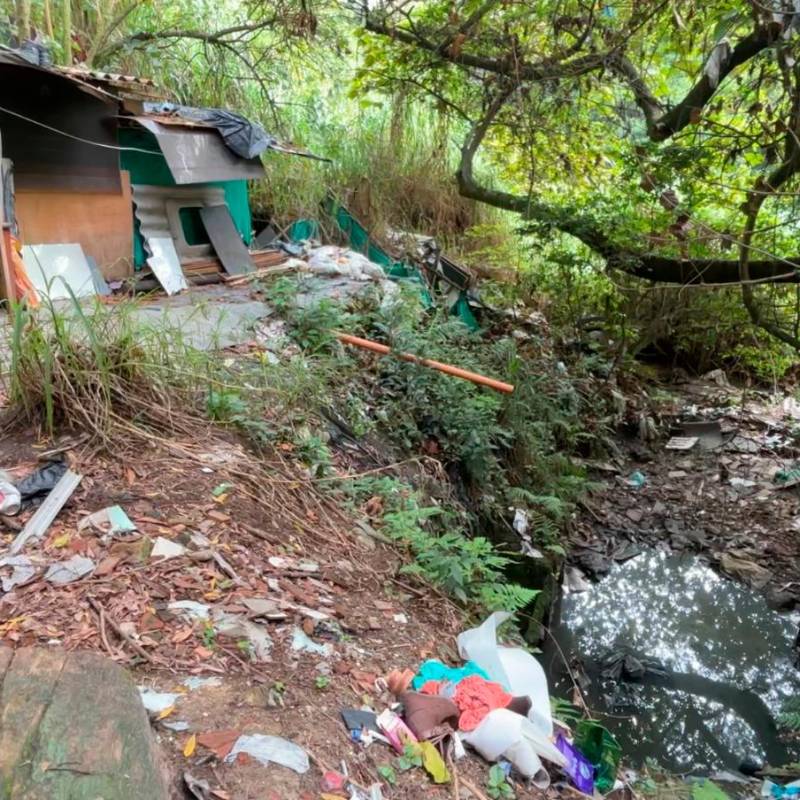Tumbaron 10 construcciones ilegales en zona de alto riesgo en el occidente de Medellín