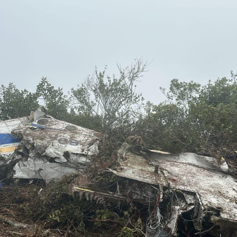 Avión accidentado en Norte de Santander. Foto: cortesía
