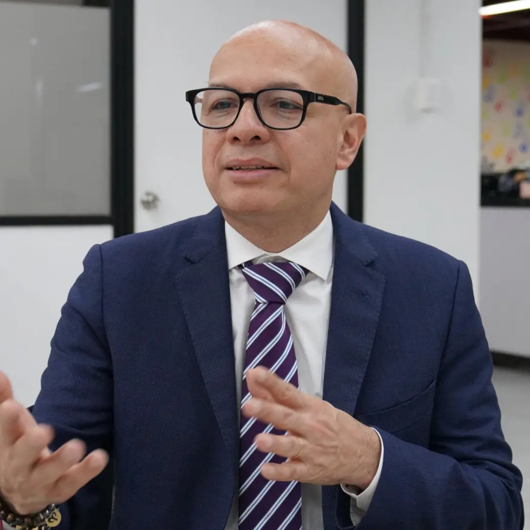 El presidente de la Corte Suprema de Justicia, Iván Mauricio Lenis Gómez, habló sobre las capacidades, retos y aciertos de la Rama Judicial. FOTO: COLPRENSA.