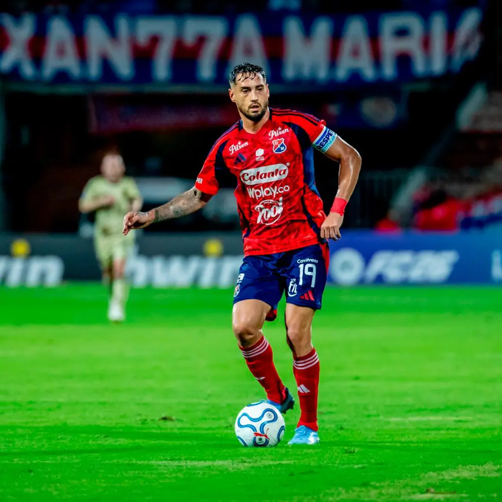 El delantero argentino Francisco Fydriszewski ha sido una de las figuras del Medellín en los juegos de Copa Libertadores. Foto: Juan Antonio Sánchez
