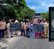 Algunos líderes protestaron por la falta de cumplimiento con el programa del ICBF en corregimientos de Uribia. <b><span class=mln_uppercase_mln> </span></b>FOTO<b><span class=mln_uppercase_mln> Redes</span></b>