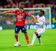 Daniel Cataño regresó a sumar minutos con el DIM en el partido contra América. Puso la asistencia para el gol de la victoria. FOTO: <b>CAMILO SUÁREZ</b>
