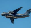 Este es el avión KC 390 para transporte militar, de la firma brasilera Embraer. El Gobierno de Colombia adquirió dos de estas aeronaves. FOTO: CORTESÍA @embraer.