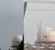 El radar, ubicado en zona rural de Candelaria, Valle, fue atacado con drones cargados de explosivos. Fotos: tomadas de video