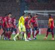 DIM no logró defender la ventaja y terminó empatando contra Leones F.C. Foto: Juan Antonio Sánchez Ocampo