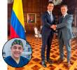 El abogado y embajador, Juan Gonzalo Ospina, y el canciller de Colombia, Omar Bula. FOTO @Juango_Ospina