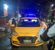 El taxista fue interceptado por las autoridades y recibió una infracción. FOTO TOMADA DE X