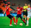 DIM visita a Santa Fe en la primera final de la Liga Betplay-1. FOTO CAMILO SUÁREZ