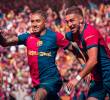 Raphinha fue una de las figuras del clásico español al anotar dos goles. FOTO X-BARCELONA