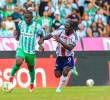 El extremo Marino Hinestroza es uno de los hombres claves que Atlético Nacional mantiene en su nómina. FOTO CAMILO SUÁREZ