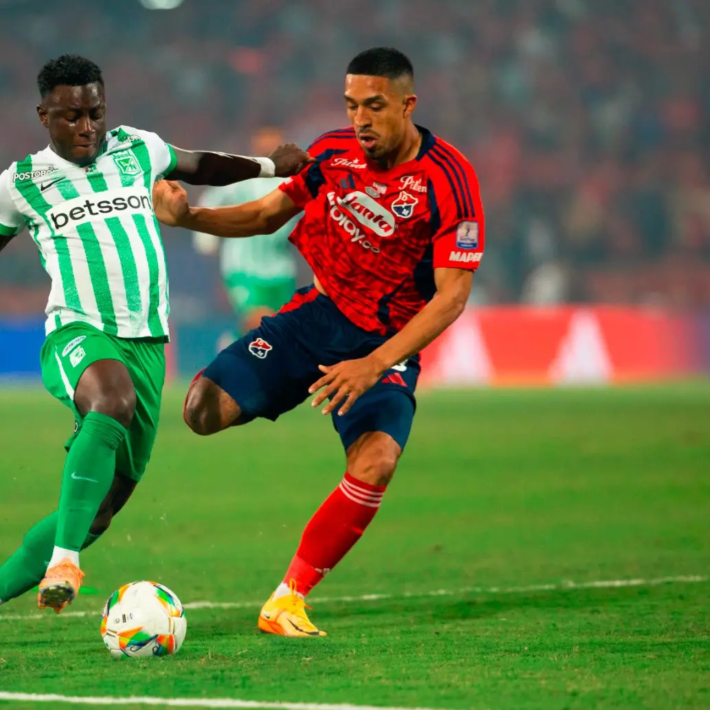 En la imagen aparece Marino Hinestroza, uno de los hombres desequilibrantes de Nacional. FOTO CAMILO SUÁREZ