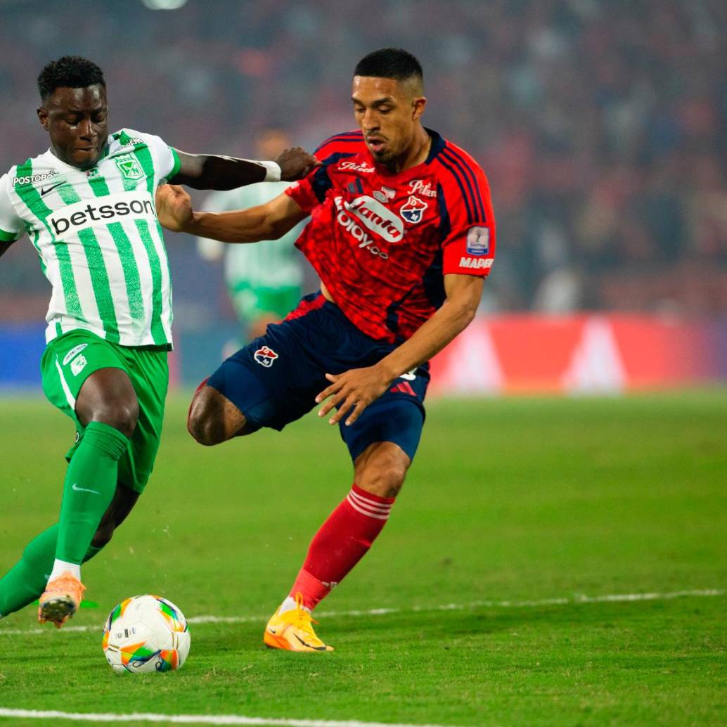 Marino Hinestroza, entre los jugadores desequilibrantes de Nacional en 2025. Suena para llegar al fútbol de Argentina. FOTO: Camilo Suárez