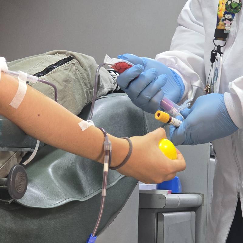 En diciembre de 2024 hubo 864 donantes de sangre. En el último mes de este año se espera igualar o, si es posible, superar la cifra. FOTO Cortesía Hospital San Vicente Fundación.