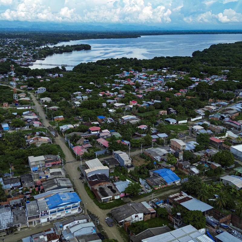 Panorámica del municipio de Turbo, en el Urabá antioqueño. Foto: Manuel Saldarriaga Quintero. 