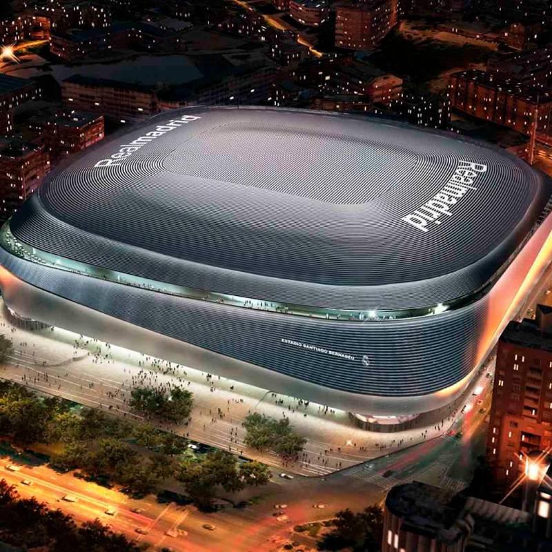 El Nuevo Santiago Bernabéu, tras su ambiciosa remodelación, es considerado por muchos el estadio más tecnológico de Europa.FOTO GETTY 