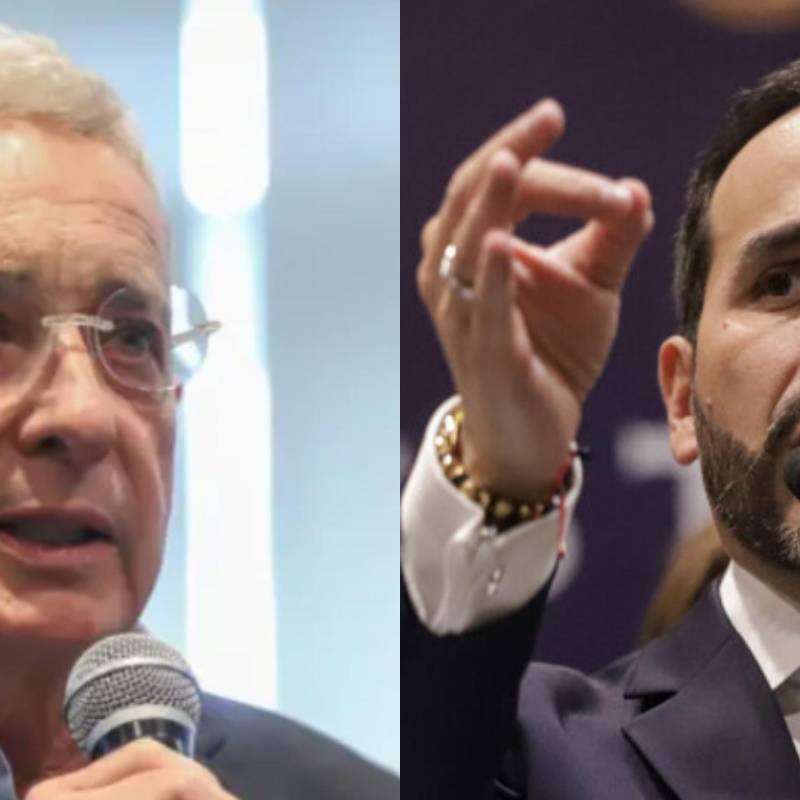 Ambos líderes de sus respectivos sectores políticos, Álvaro Uribe (Centro Democrático) y Abelardo de la Espriella (Defensores de la Patria), buscan consolidar el voto de la derecha. Los resultados de la primera vuelta presidencial muestran la ventaja electoral para el hoy presidente electo. Foto: Colprensa